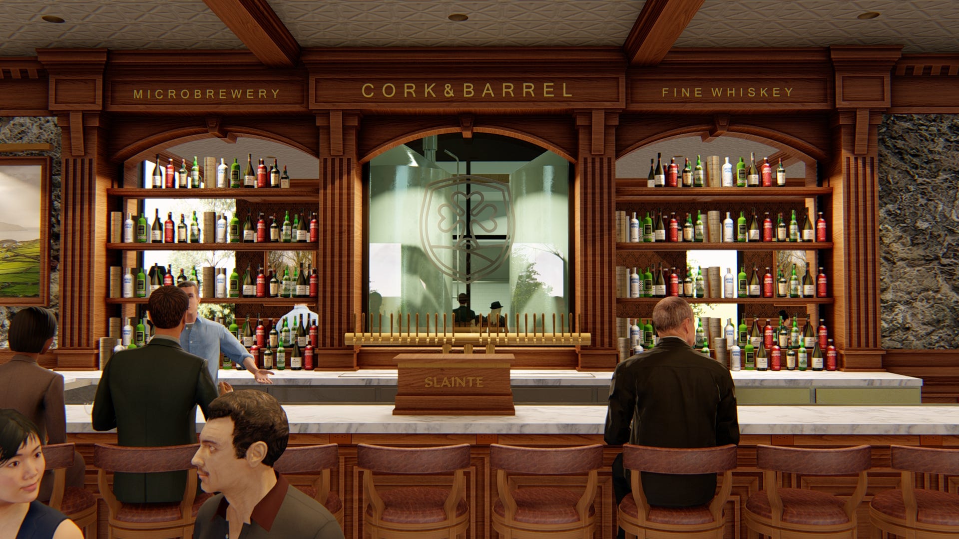 Cork & Barrel will give Round Rock residents a new Irish pub option.
