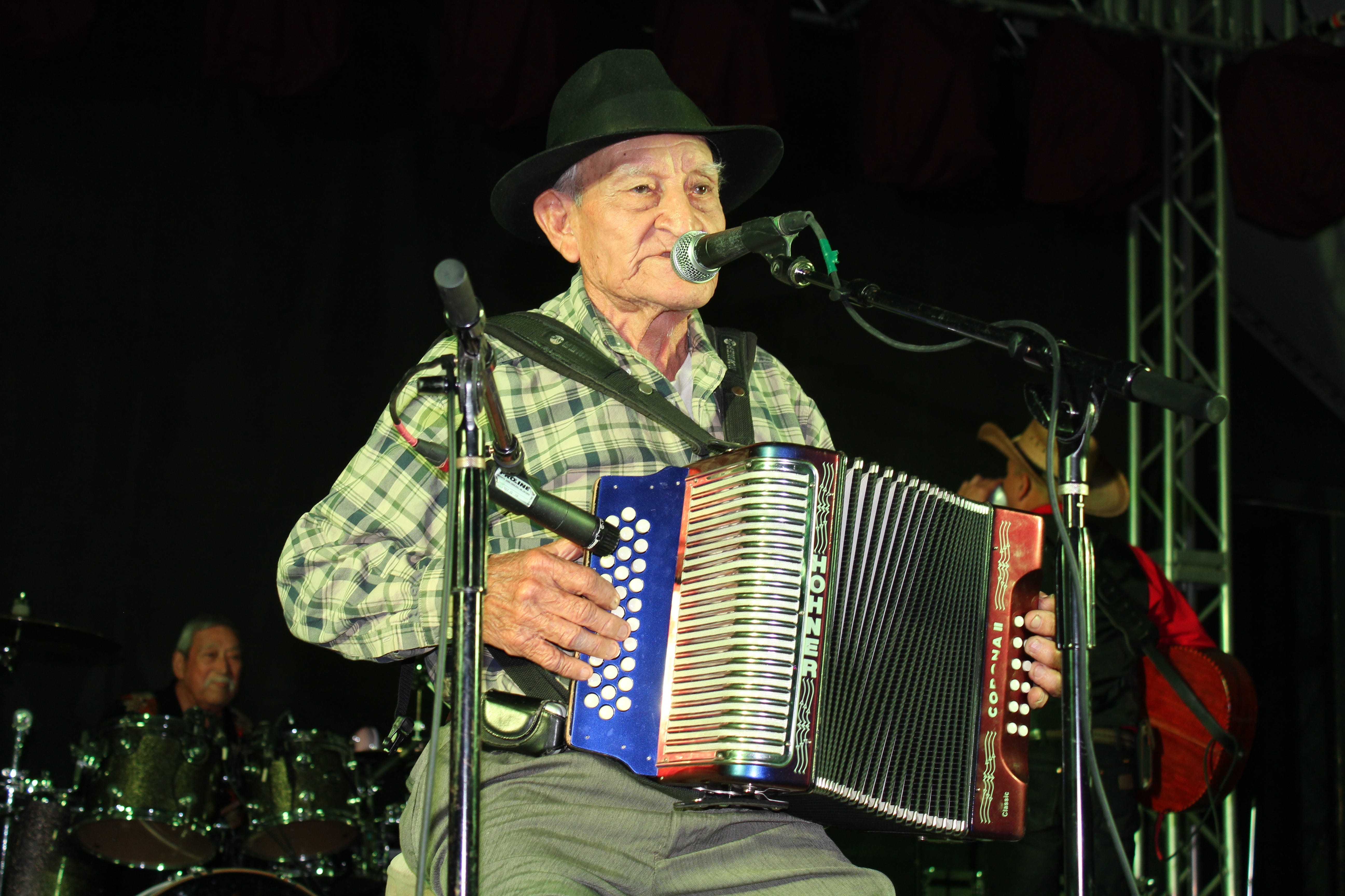 Chencho Flores at the 2017 Rancho Alegre Conjunto Music Festival at Stubb’s. Flores died Jan. 10 at age 91.
