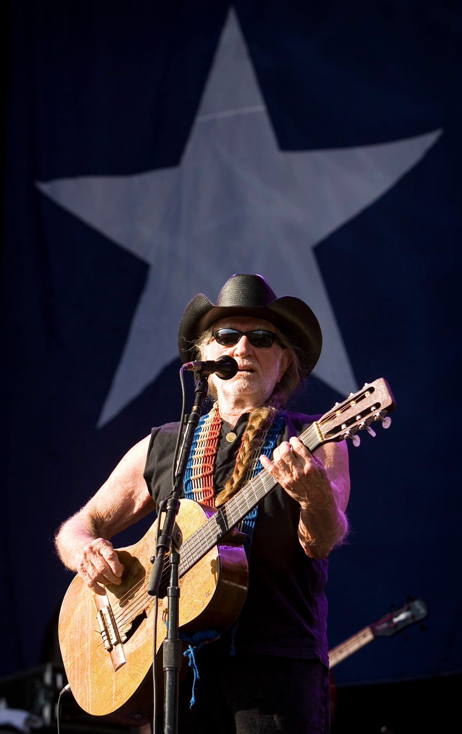 Willie Nelson performs at the Dell Diamond in Round Rock  on Tuesday Aug. 4, 2009.
