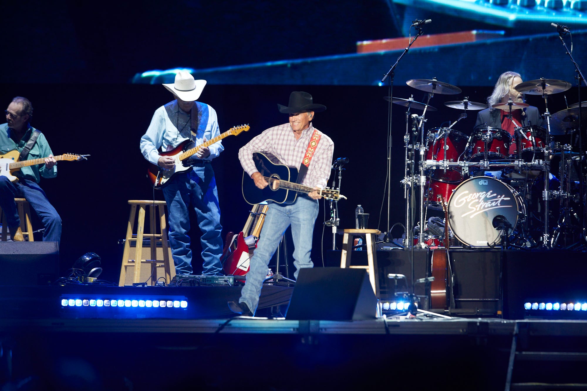 George Strait performs at the Ladybird stage of ACL Fest on Friday October 1 2021. Dave Creaney // American Statesman