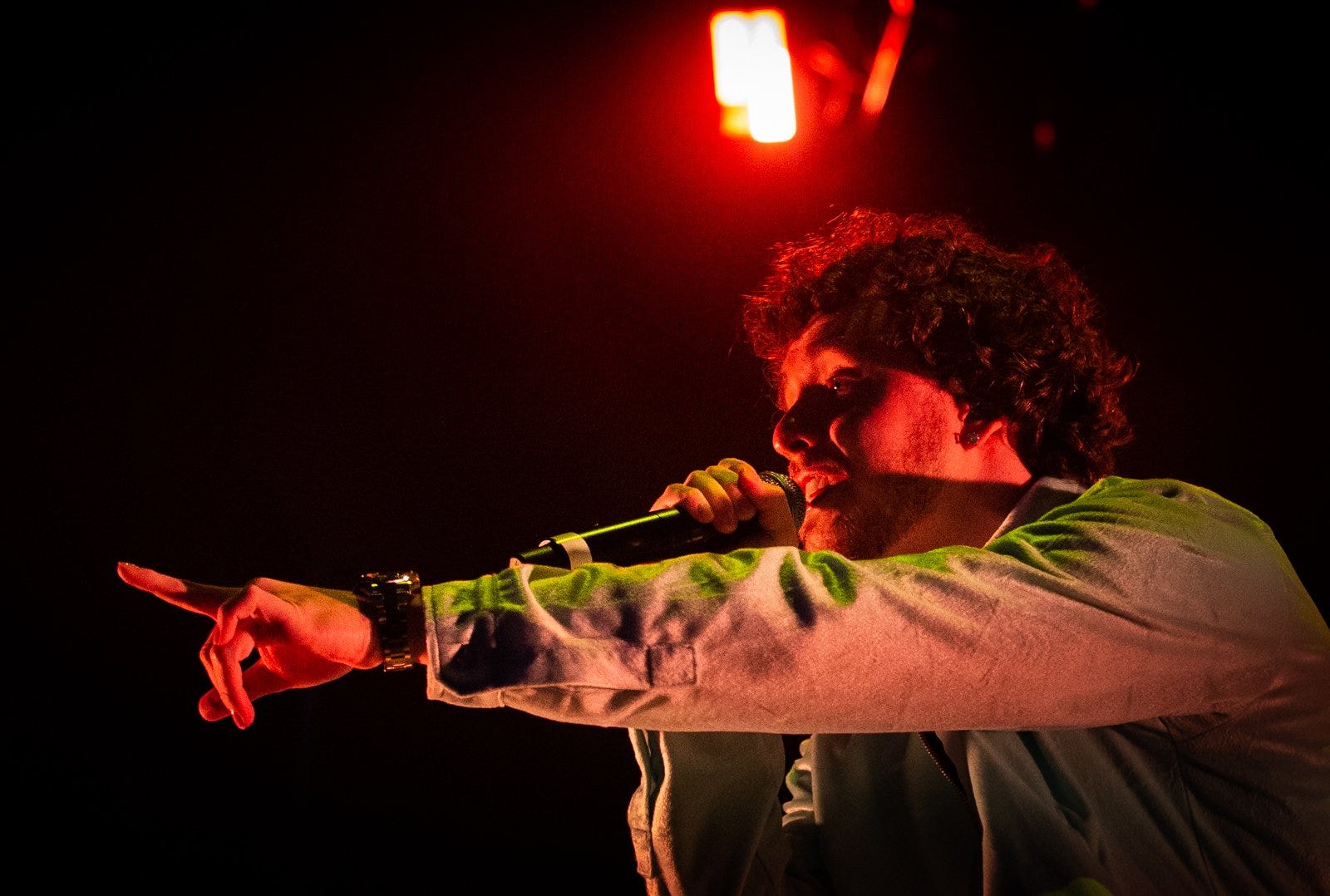 Rapper Jack Harlow performs Saturday, Oct. 2, 2021, during the second day of Austin City Limits Music Festival.