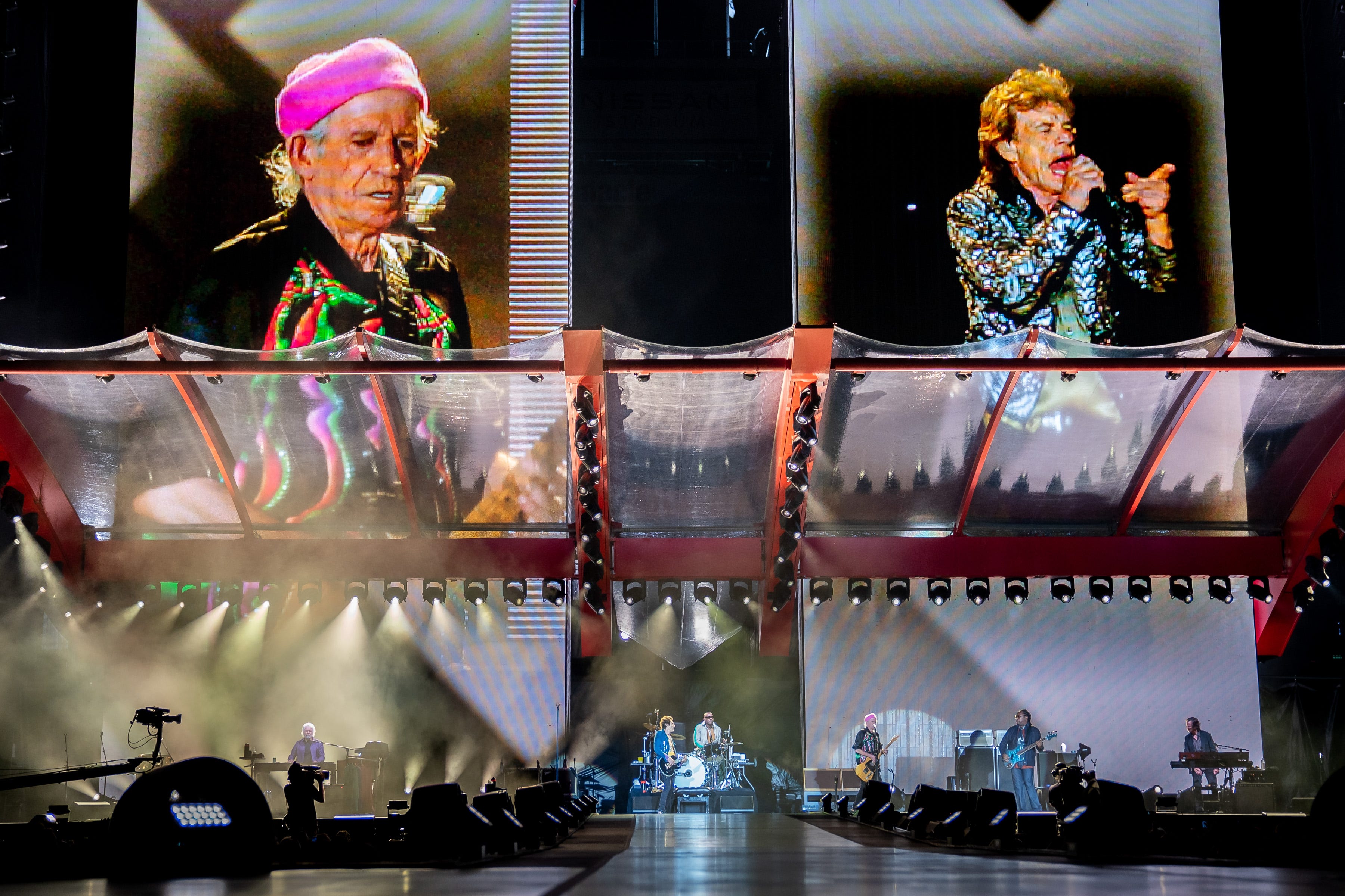 The Rolling Stones, shown here in Nashville last month, will play the final stadium-sized show of their fall U.S. tour Saturday night in Austin at Circuit of the Americas.