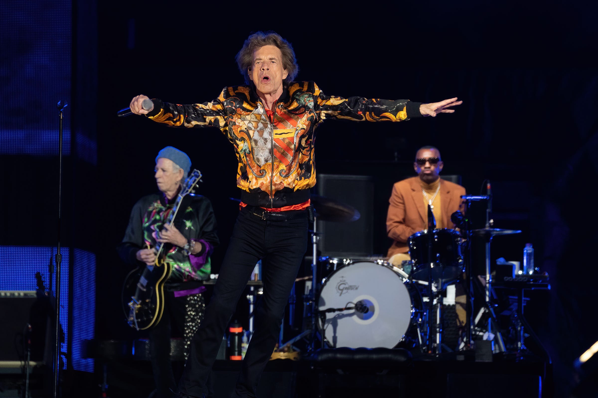 The Rolling Stones perform Saturday, Nov. 20, 2021, on their "No Filter Tour" on the Super Stage at Circuit of The Americas in Austin.