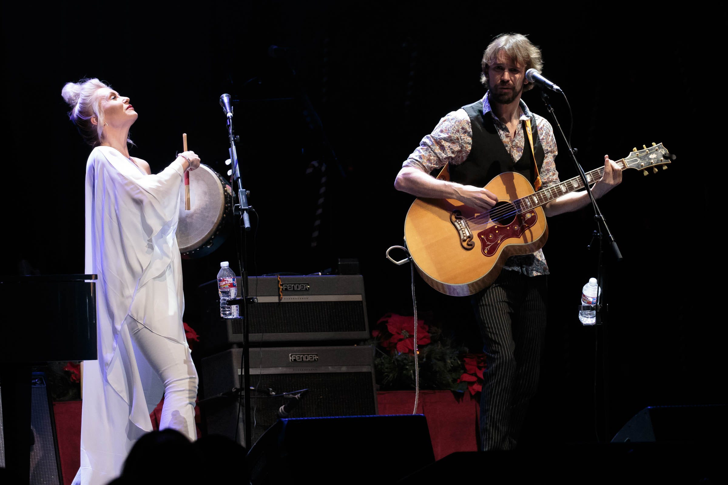 Andra Magee and Ben Jones of Beat Root Revival in December 2018 at ACL Live opening for Brian Wilson. The duo moved from the British Isles to Austin eight years ago.