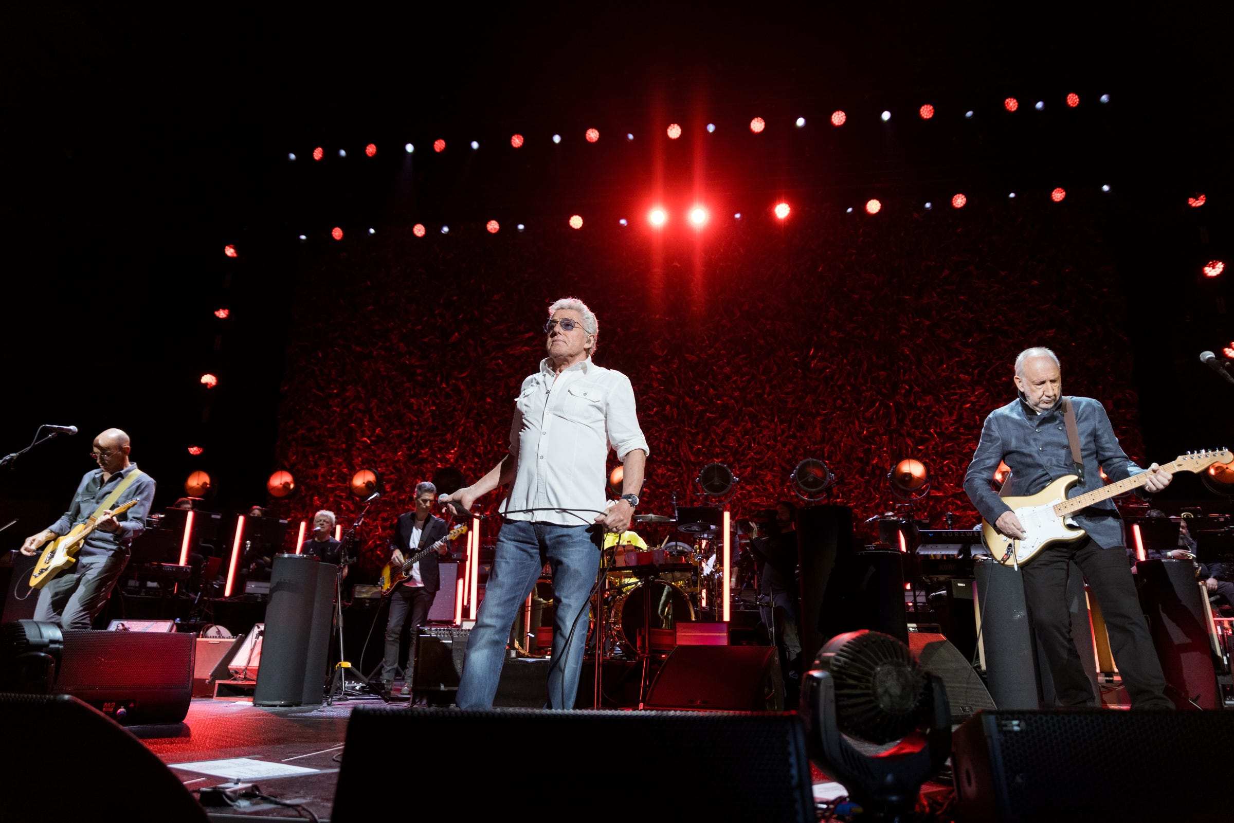 The Who performs at the Moody Center for The Who Hits Back! Tour on Tuesday, May 3, 2022.