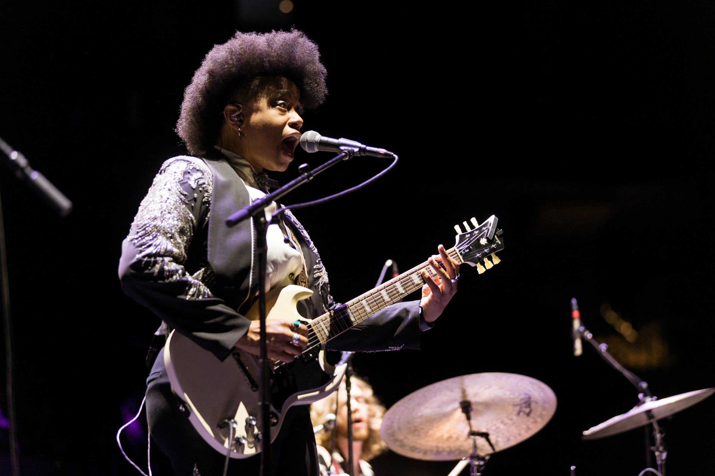 Amythyst Kiah opens for The Who at the Moody Center on Tuesday, May 3, 2022.